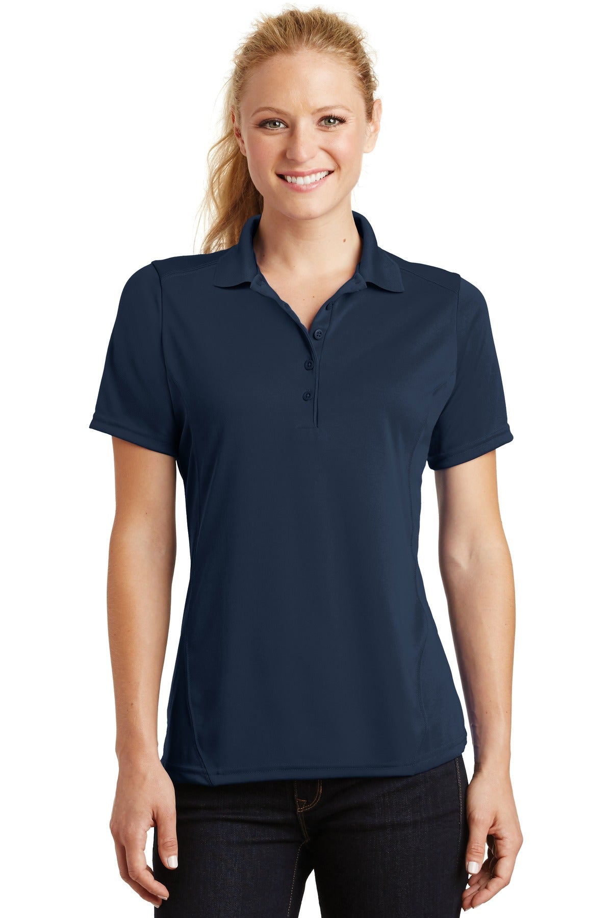 Sport-Tek- Sport-Tek® Women's Dry Zone® Raglan Accent Polo. L475-Medtech- 6