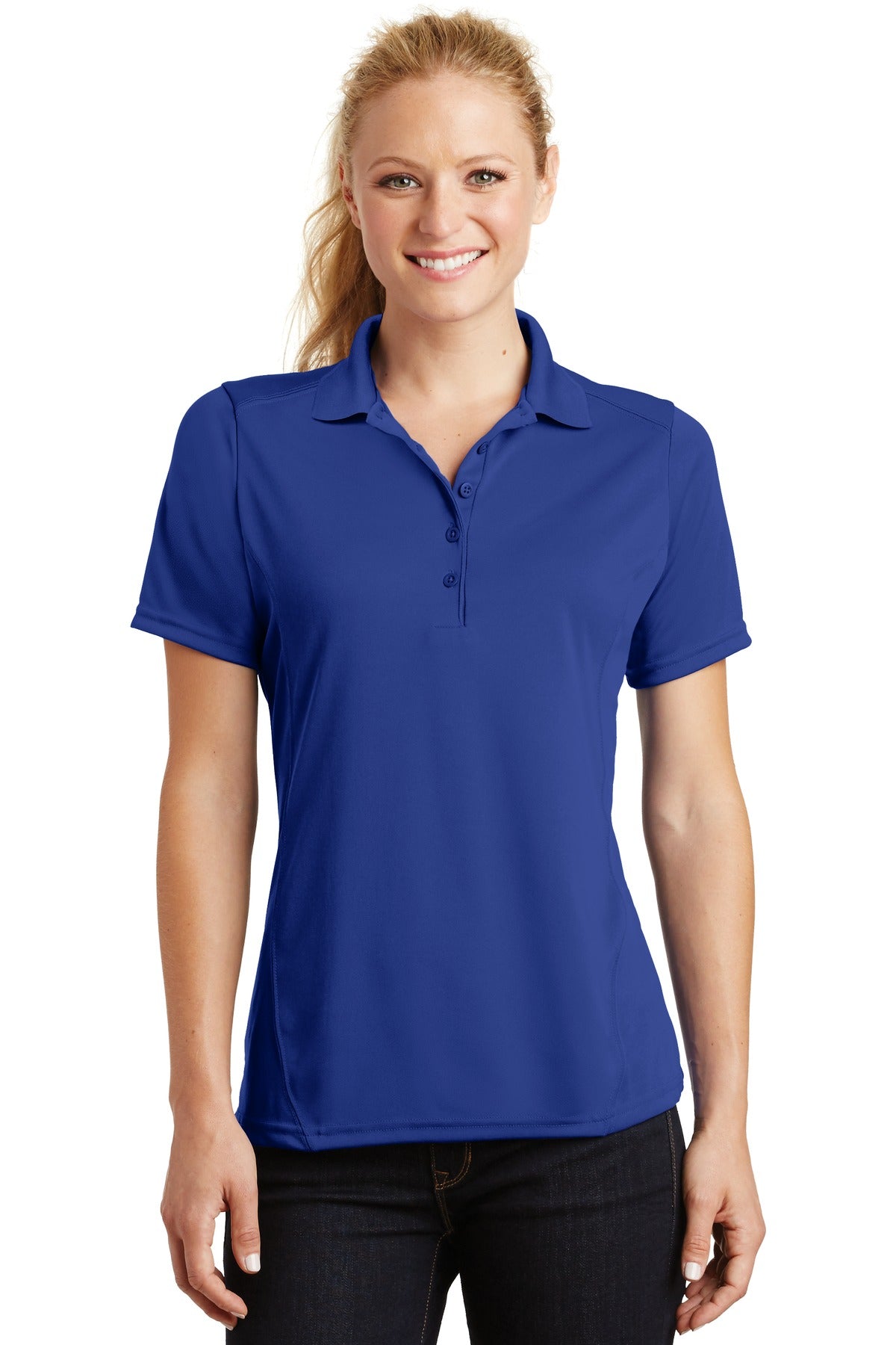 Sport-Tek- Sport-Tek® Women's Dry Zone® Raglan Accent Polo. L475-Medtech- 8