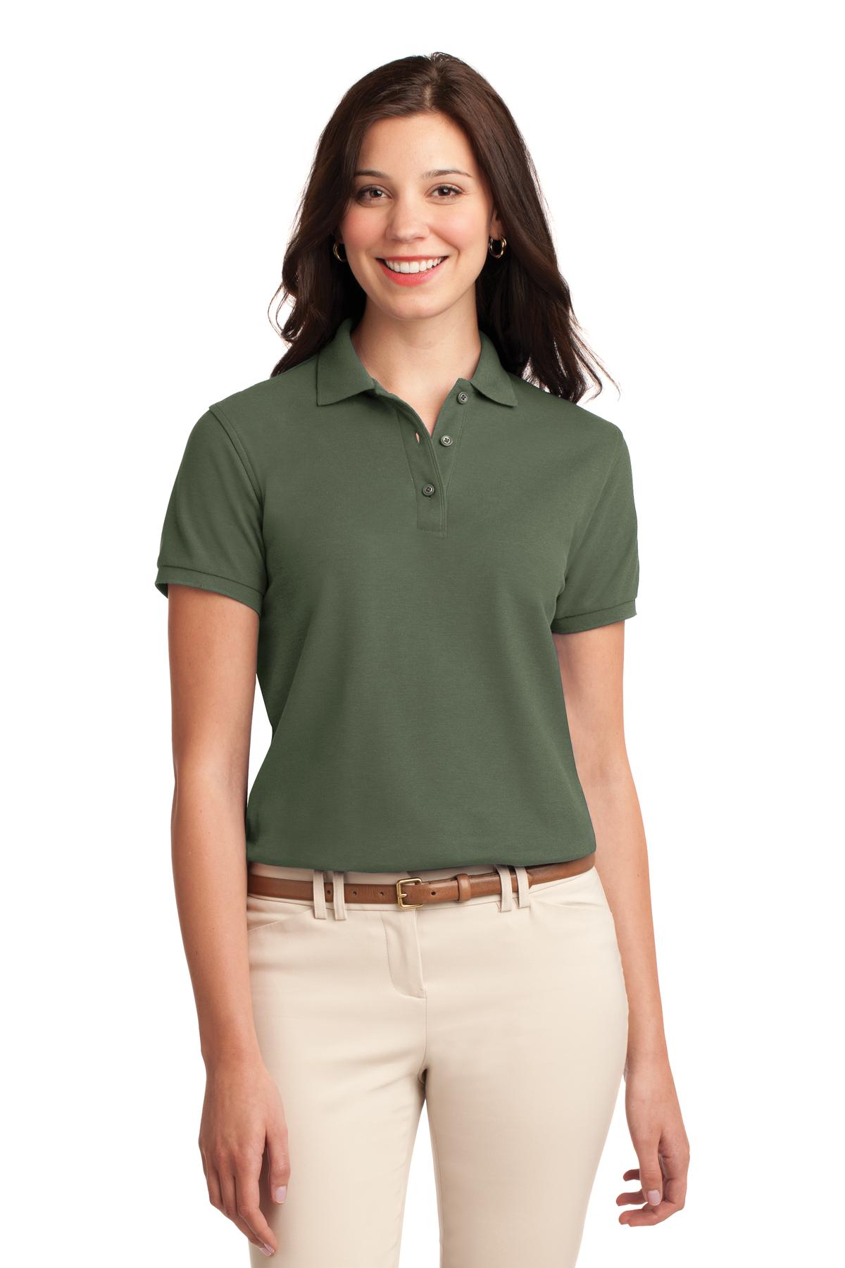 Port Authority- Port Authority® Women's Silk Touch™ Polo. L500 1/2-Medtech- 6