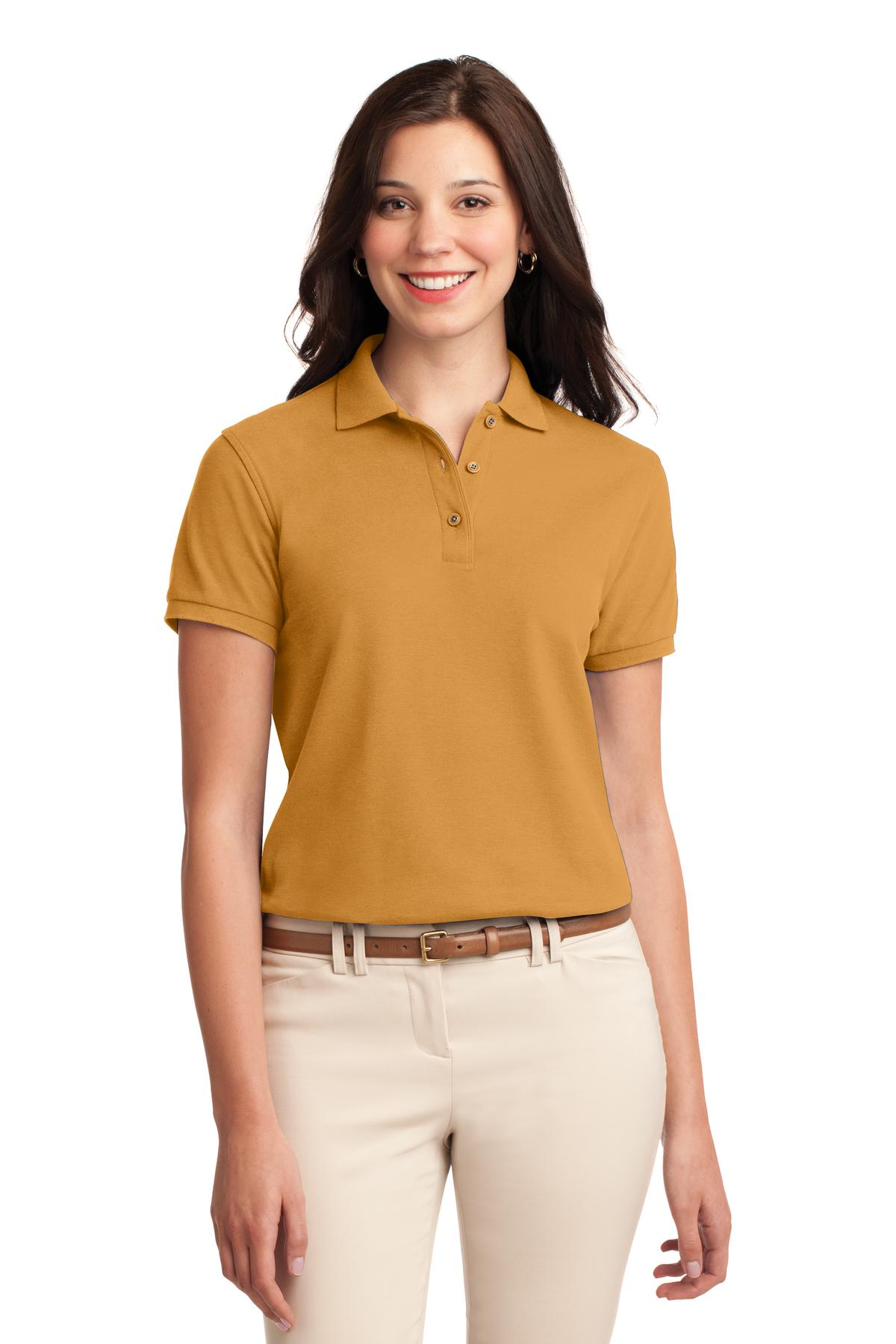 Port Authority- Port Authority® Women's Silk Touch™ Polo. L500 1/2-Medtech- 11