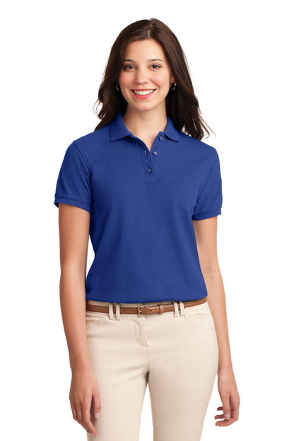 Port Authority- Port Authority® Women's Silk Touch™ Polo. L500 1/2-Medtech- 24