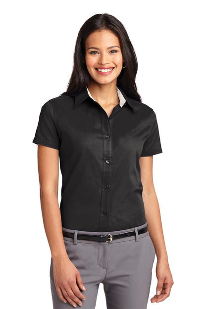 Port Authority- Port Authority® Women's Short Sleeve Easy Care Shirt. L508-Medtech- 1