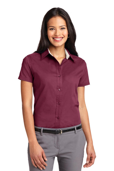 Port Authority- Port Authority® Women's Short Sleeve Easy Care Shirt. L508-Medtech- 2