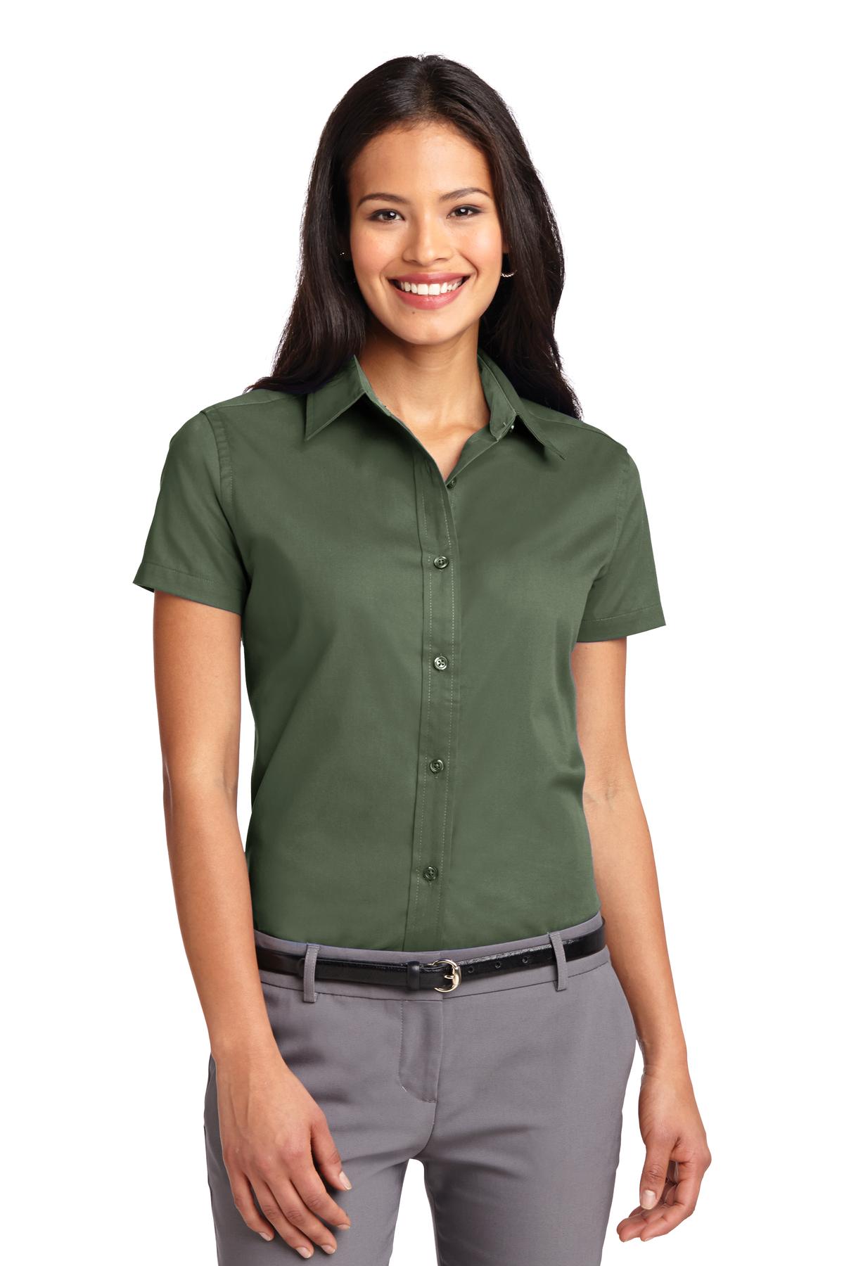 Port Authority- Port Authority® Women's Short Sleeve Easy Care Shirt. L508-Medtech- 3