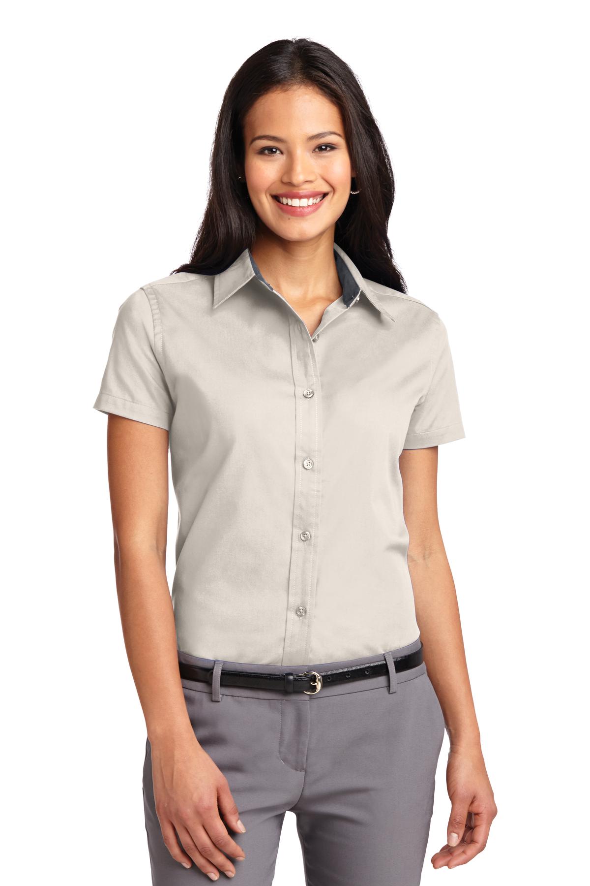 Port Authority- Port Authority® Women's Short Sleeve Easy Care Shirt. L508-Medtech- 7