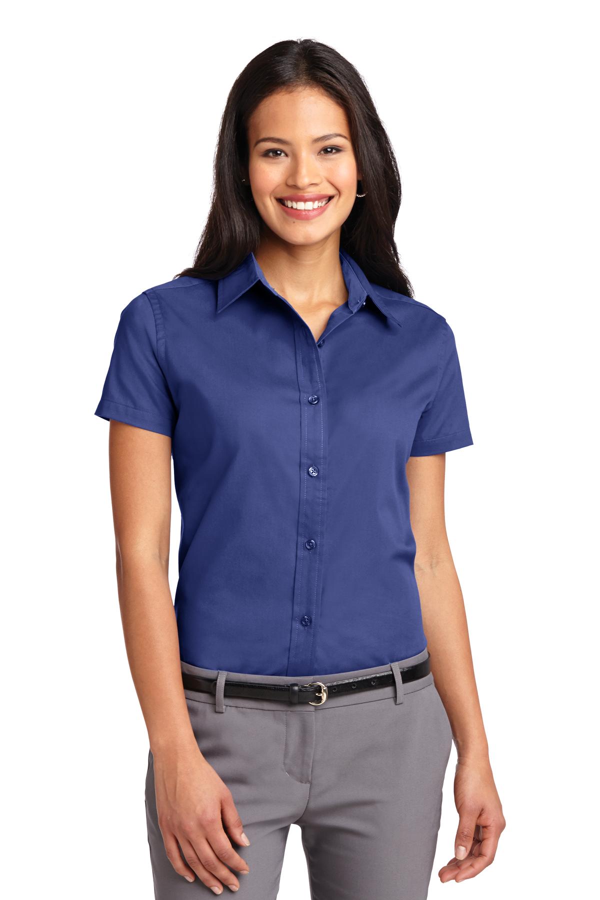 Port Authority- Port Authority® Women's Short Sleeve Easy Care Shirt. L508-Medtech- 8