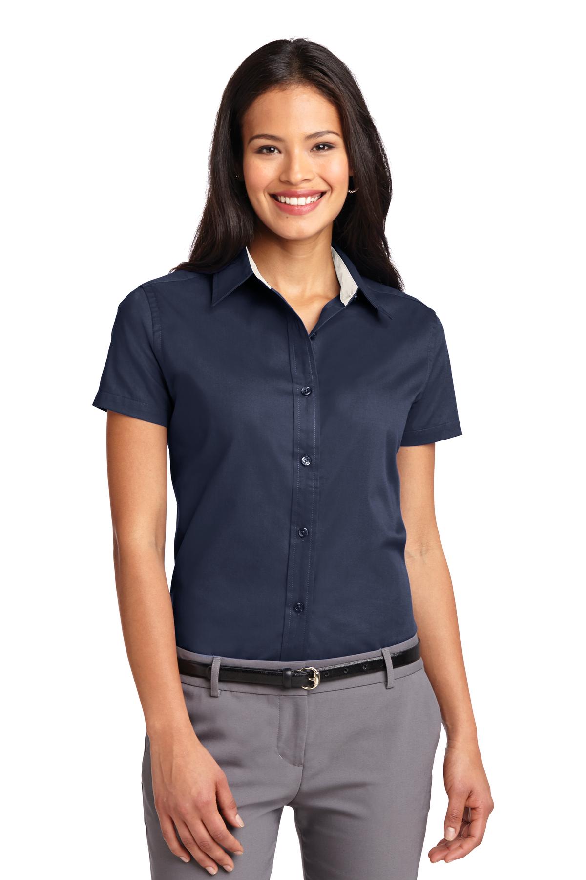 Port Authority- Port Authority® Women's Short Sleeve Easy Care Shirt. L508-Medtech- 9