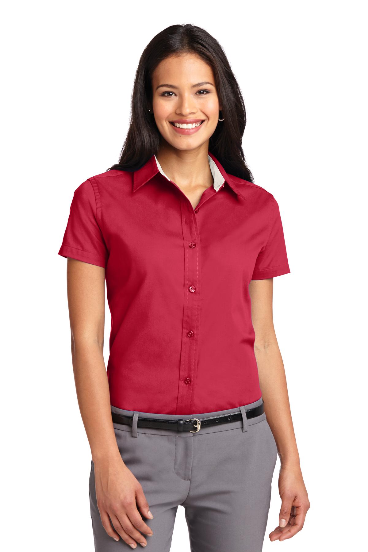 Port Authority- Port Authority® Women's Short Sleeve Easy Care Shirt. L508-Medtech- 11