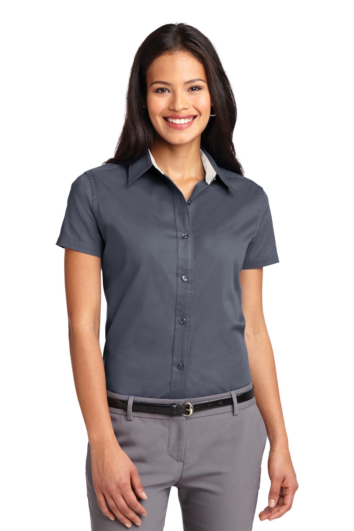 Port Authority- Port Authority® Women's Short Sleeve Easy Care Shirt. L508-Medtech- 13