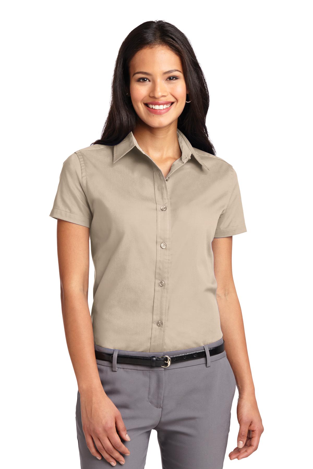 Port Authority- Port Authority® Women's Short Sleeve Easy Care Shirt. L508-Medtech- 14