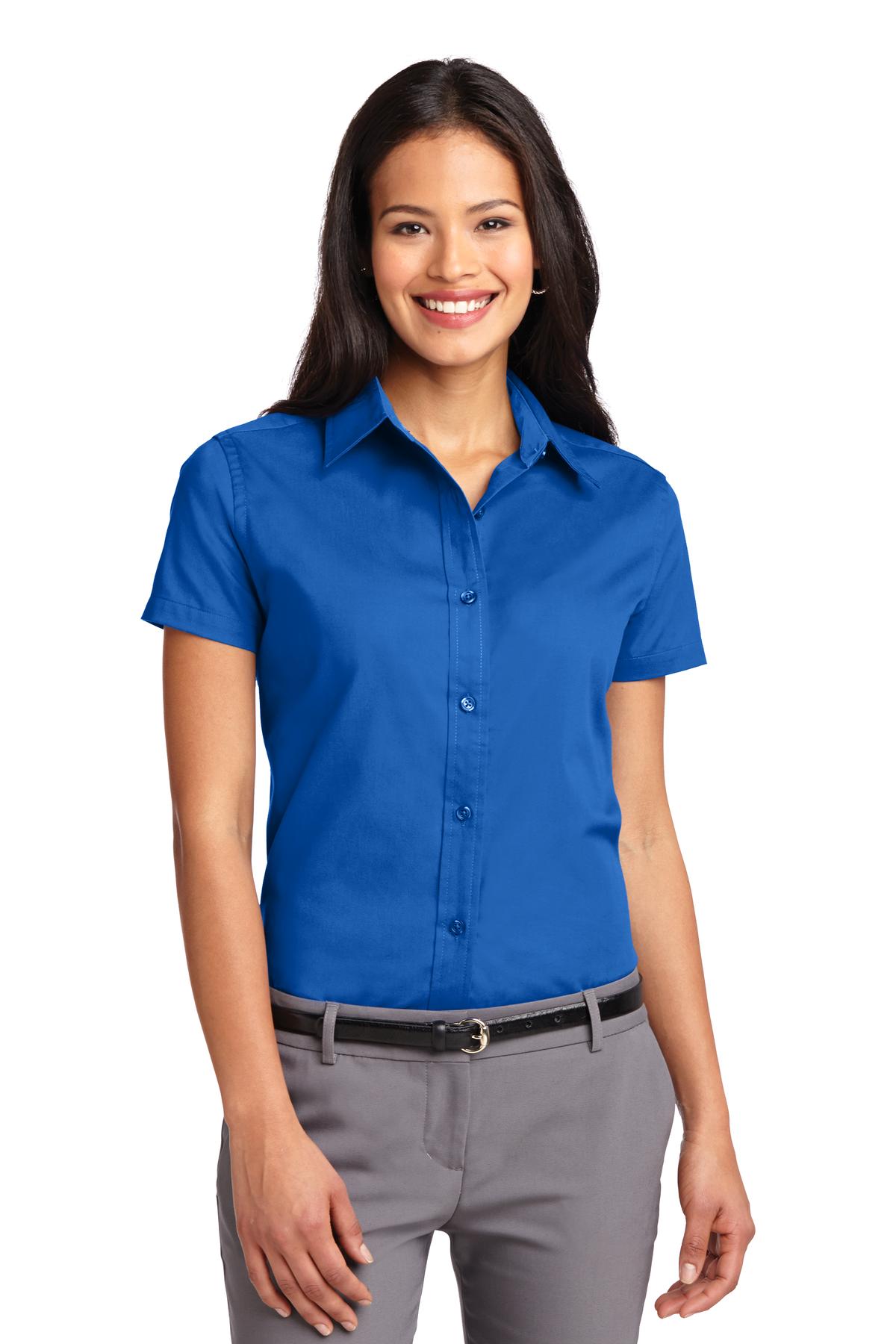 Port Authority- Port Authority® Women's Short Sleeve Easy Care Shirt. L508-Medtech- 15