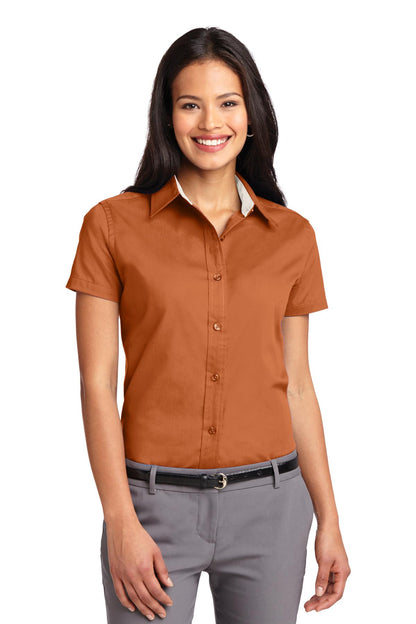 Port Authority- Port Authority® Women's Short Sleeve Easy Care Shirt. L508-Medtech- 17