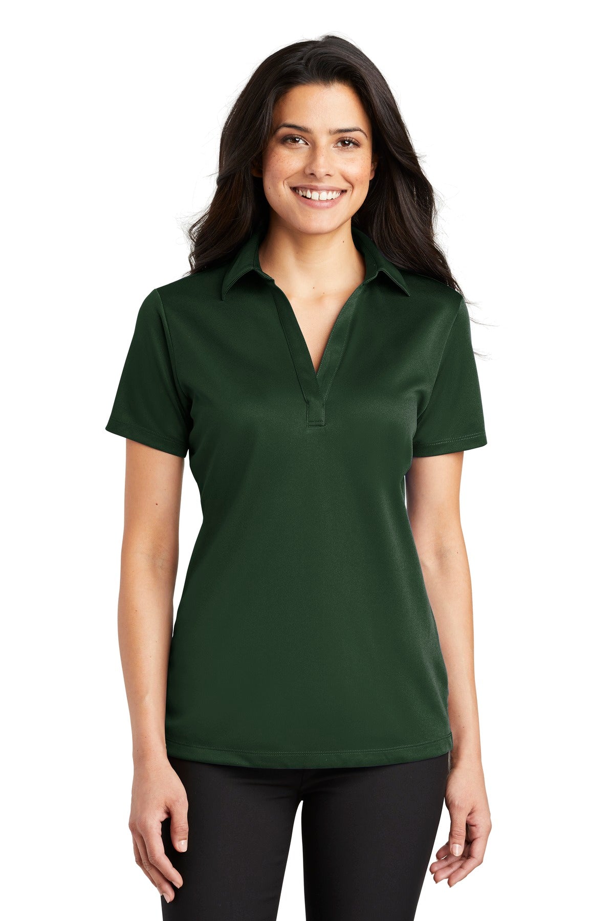 Port Authority- Port Authority® Women's Silk Touch™ Performance Polo. L540-Medtech- 5