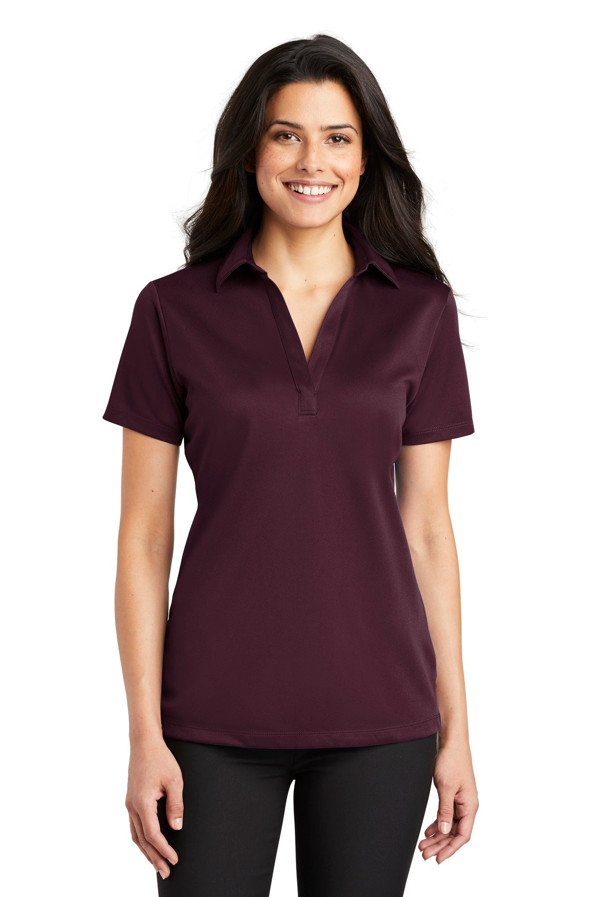 Port Authority- Port Authority® Women's Silk Touch™ Performance Polo. L540-Medtech- 7