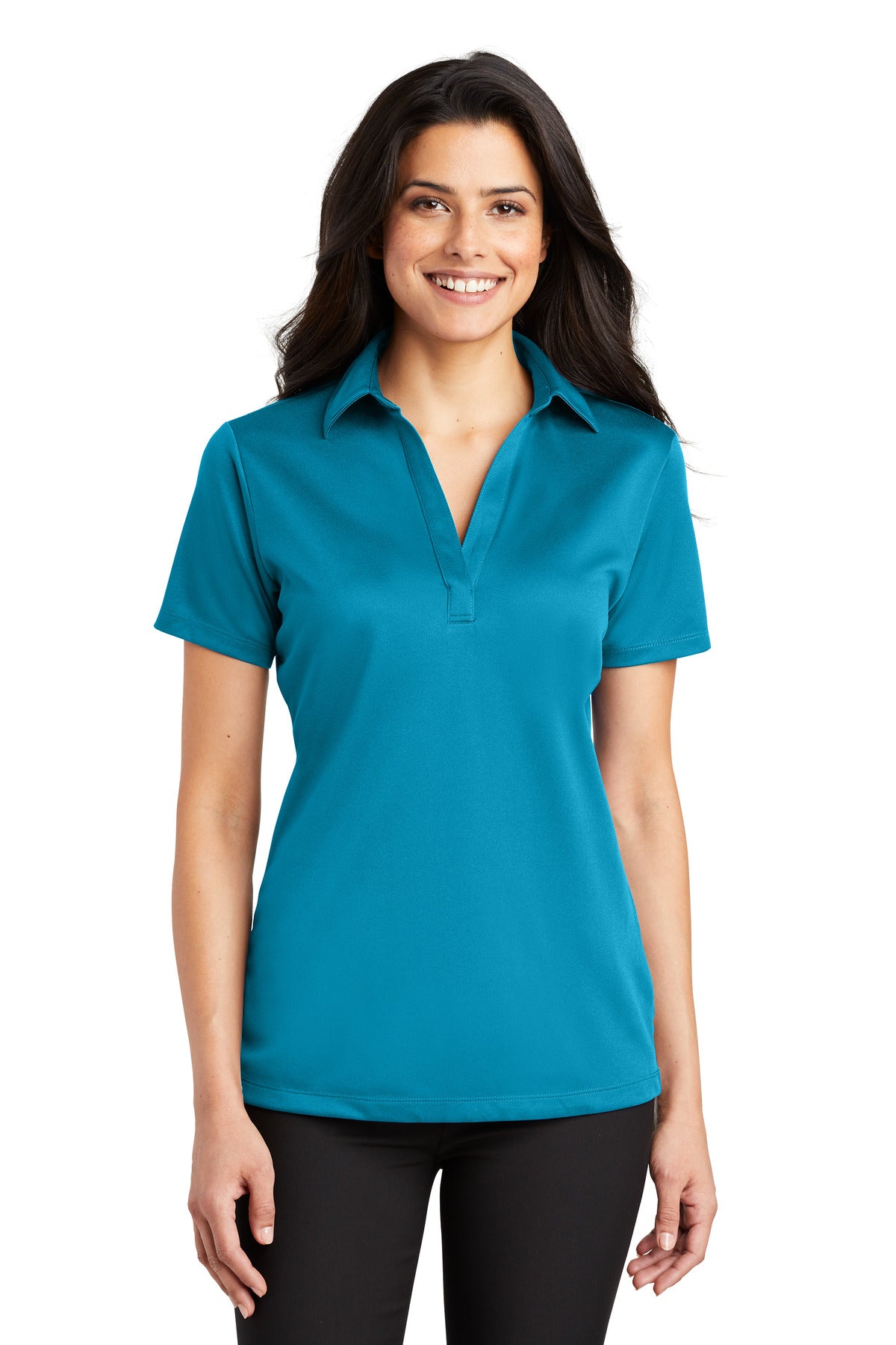 Port Authority- Port Authority® Women's Silk Touch™ Performance Polo. L540-Medtech- 10