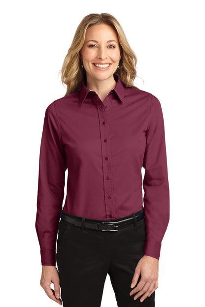 Port Authority- Port Authority® Women's Long Sleeve Easy Care Shirt. L608-Medtech- 2