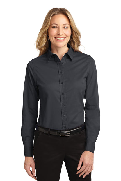 Port Authority- Port Authority® Women's Long Sleeve Easy Care Shirt. L608-Medtech- 3