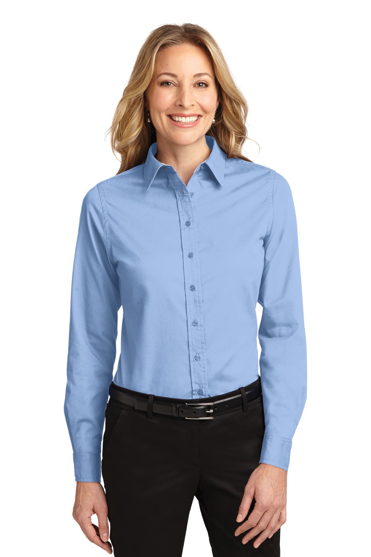 Port Authority- Port Authority® Women's Long Sleeve Easy Care Shirt. L608-Medtech- 7