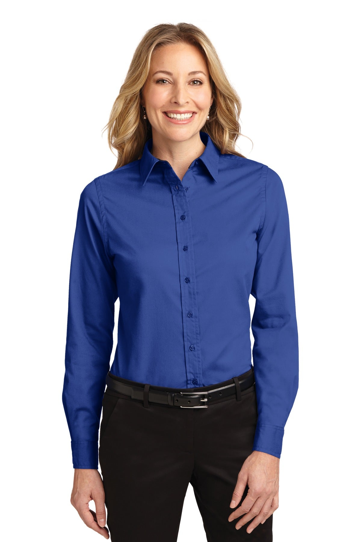 Port Authority- Port Authority® Women's Long Sleeve Easy Care Shirt. L608-Medtech- 15