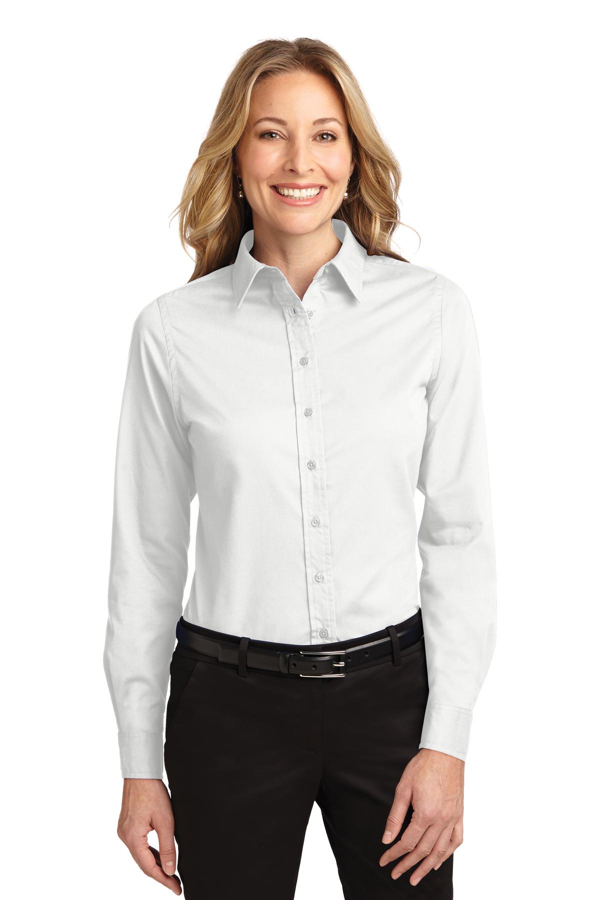 Port Authority- Port Authority® Women's Long Sleeve Easy Care Shirt. L608-Medtech- 22