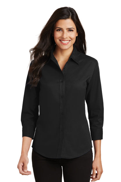 Port Authority- Port Authority® Women's 3/4-Sleeve Easy Care Shirt. L612-Medtech- 1