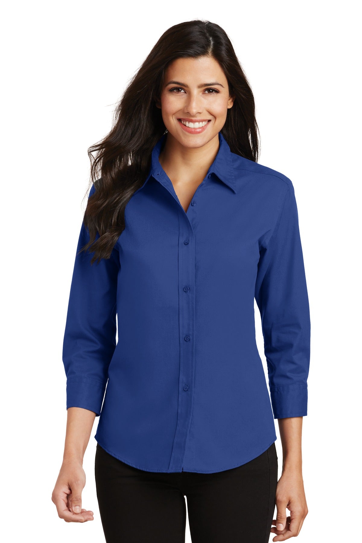 Port Authority- Port Authority® Women's 3/4-Sleeve Easy Care Shirt. L612-Medtech- 7