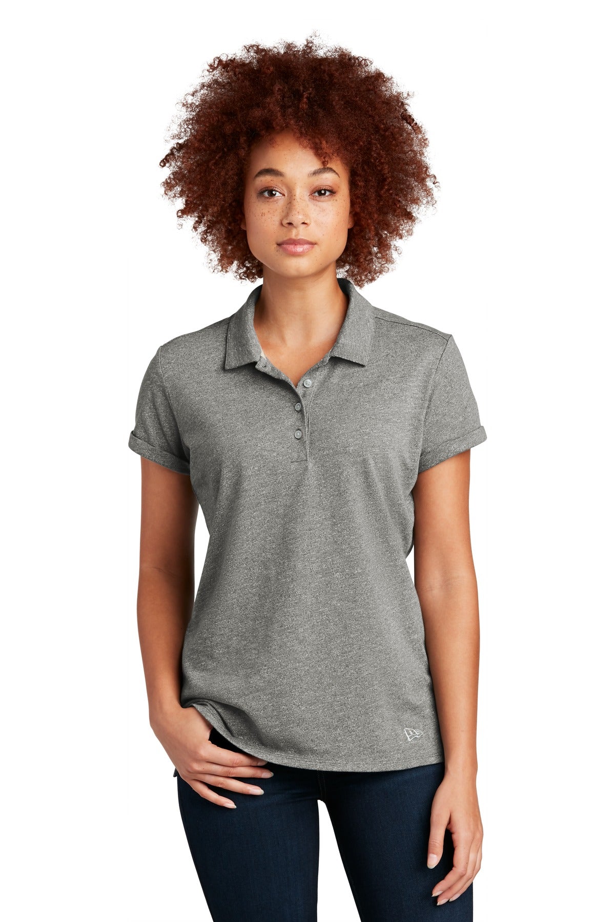 New Era- New Era ® Women's Slub Twist Polo LNEA301-Medtech- 3