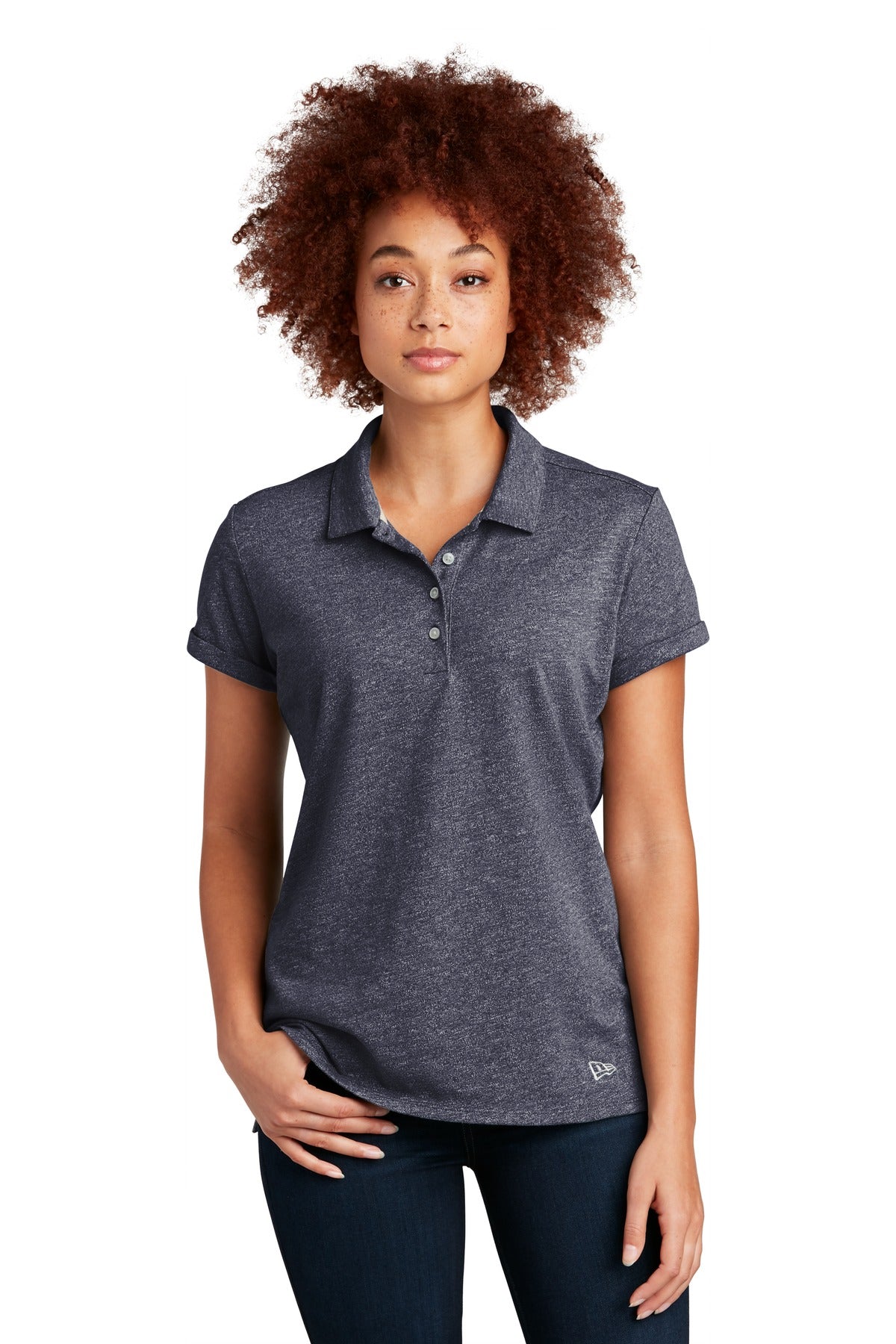 New Era- New Era ® Women's Slub Twist Polo LNEA301-Medtech- 4