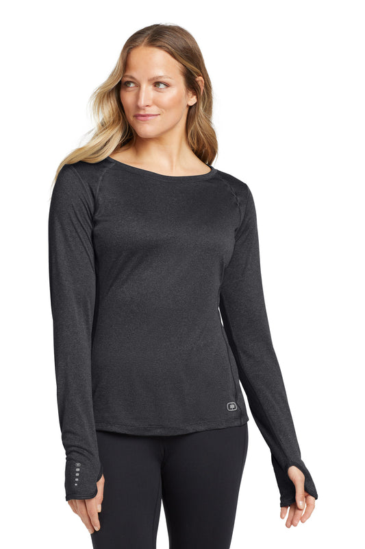 OGIO- OGIO® Women's Long Sleeve Pulse Crew. LOE321-Medtech- 1