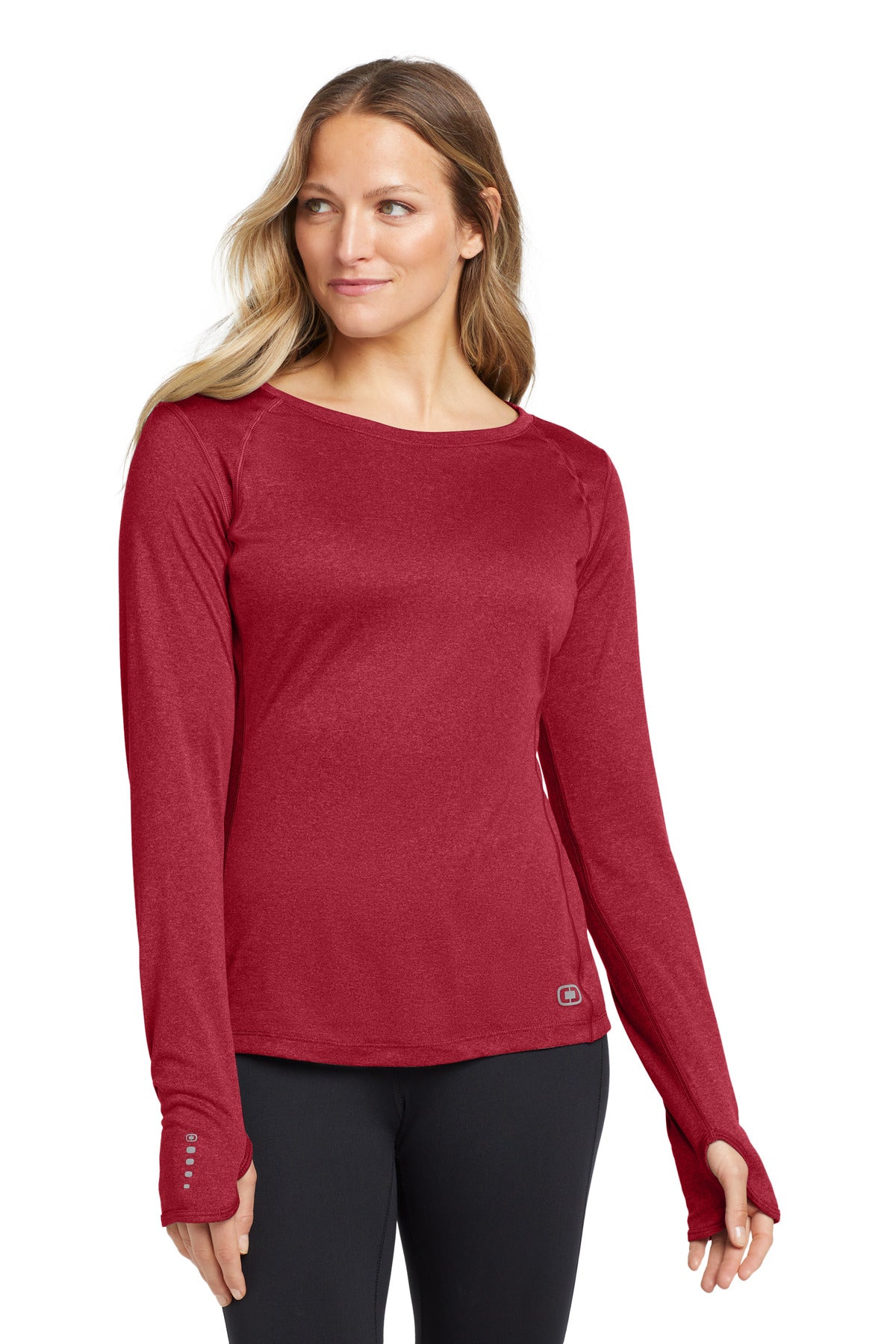 OGIO- OGIO® Women's Long Sleeve Pulse Crew. LOE321-Medtech- 4