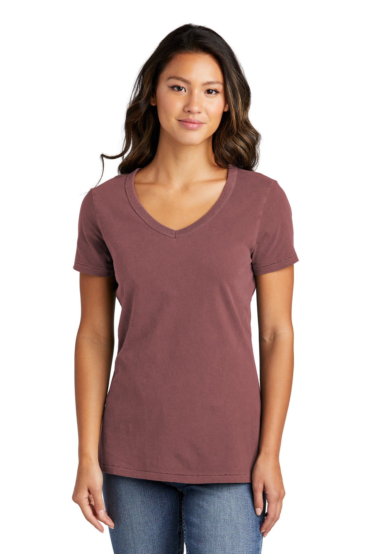 Port & Company- Port & Company® Women's Beach Wash® Garment-Dyed V-Neck Tee LPC099V-Medtech- 5