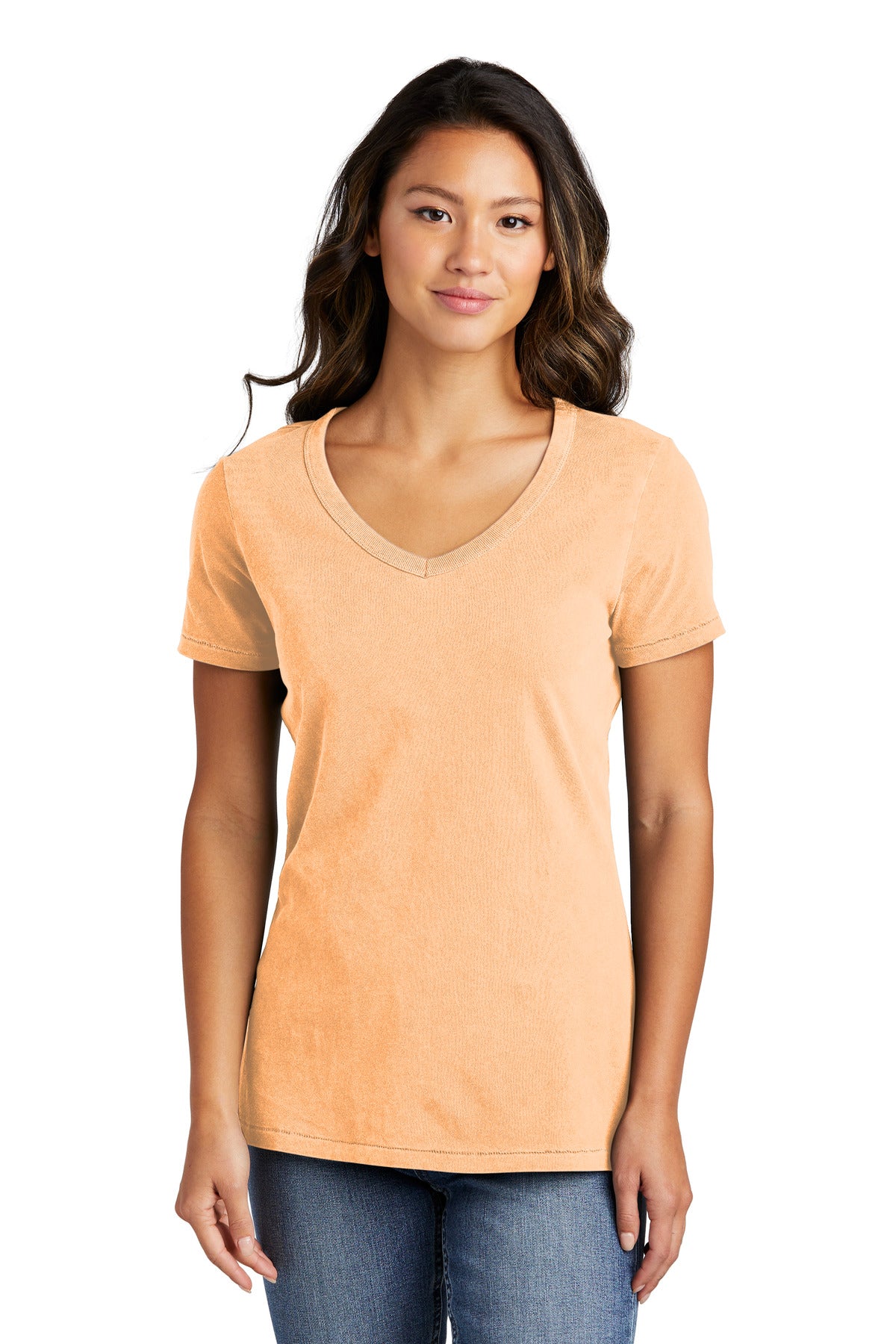 Port & Company- Port & Company® Women's Beach Wash® Garment-Dyed V-Neck Tee LPC099V-Medtech- 6