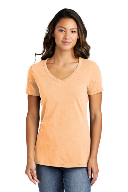 Port & Company- Port & Company® Women's Beach Wash® Garment-Dyed V-Neck Tee LPC099V-Medtech- 6