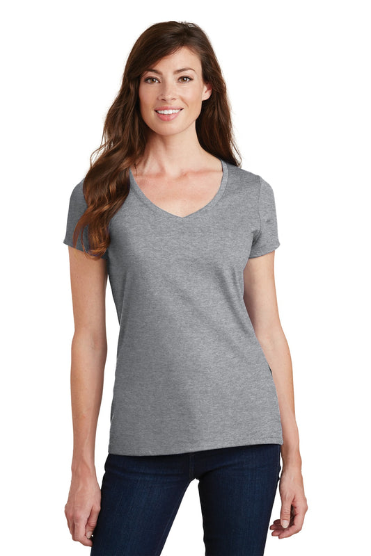 Port & Company- Port & Company® Women's Fan Favorite V-Neck Tee. LPC450V-Medtech- 1