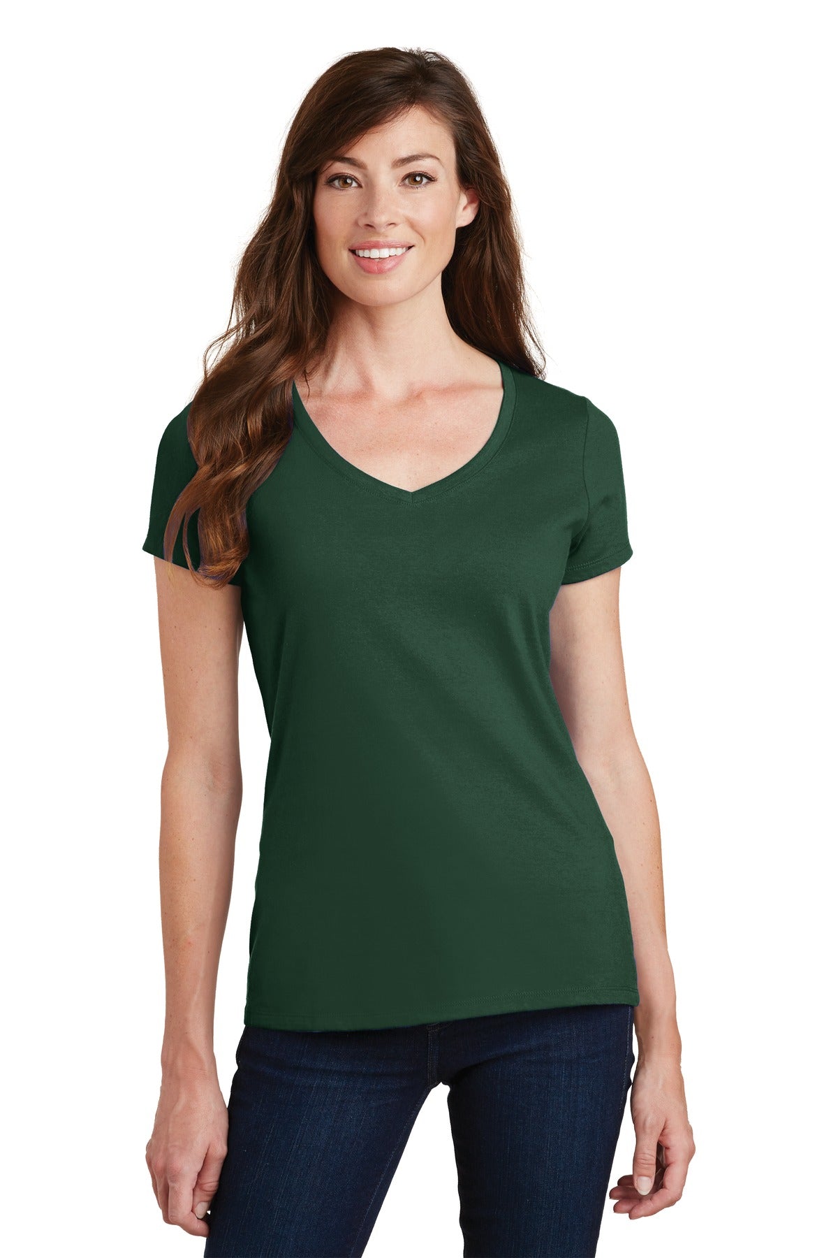 Port & Company- Port & Company® Women's Fan Favorite V-Neck Tee. LPC450V-Medtech- 8