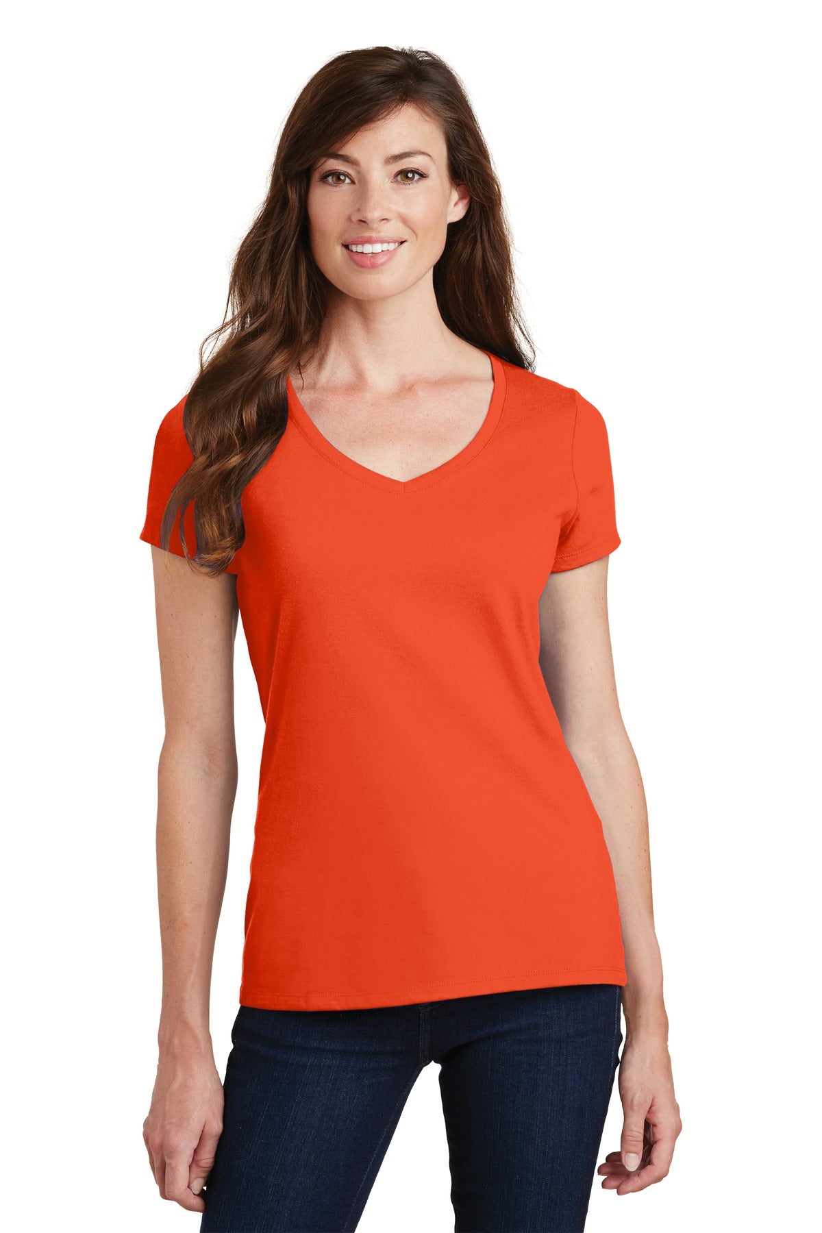 Port & Company- Port & Company® Women's Fan Favorite V-Neck Tee. LPC450V-Medtech- 12