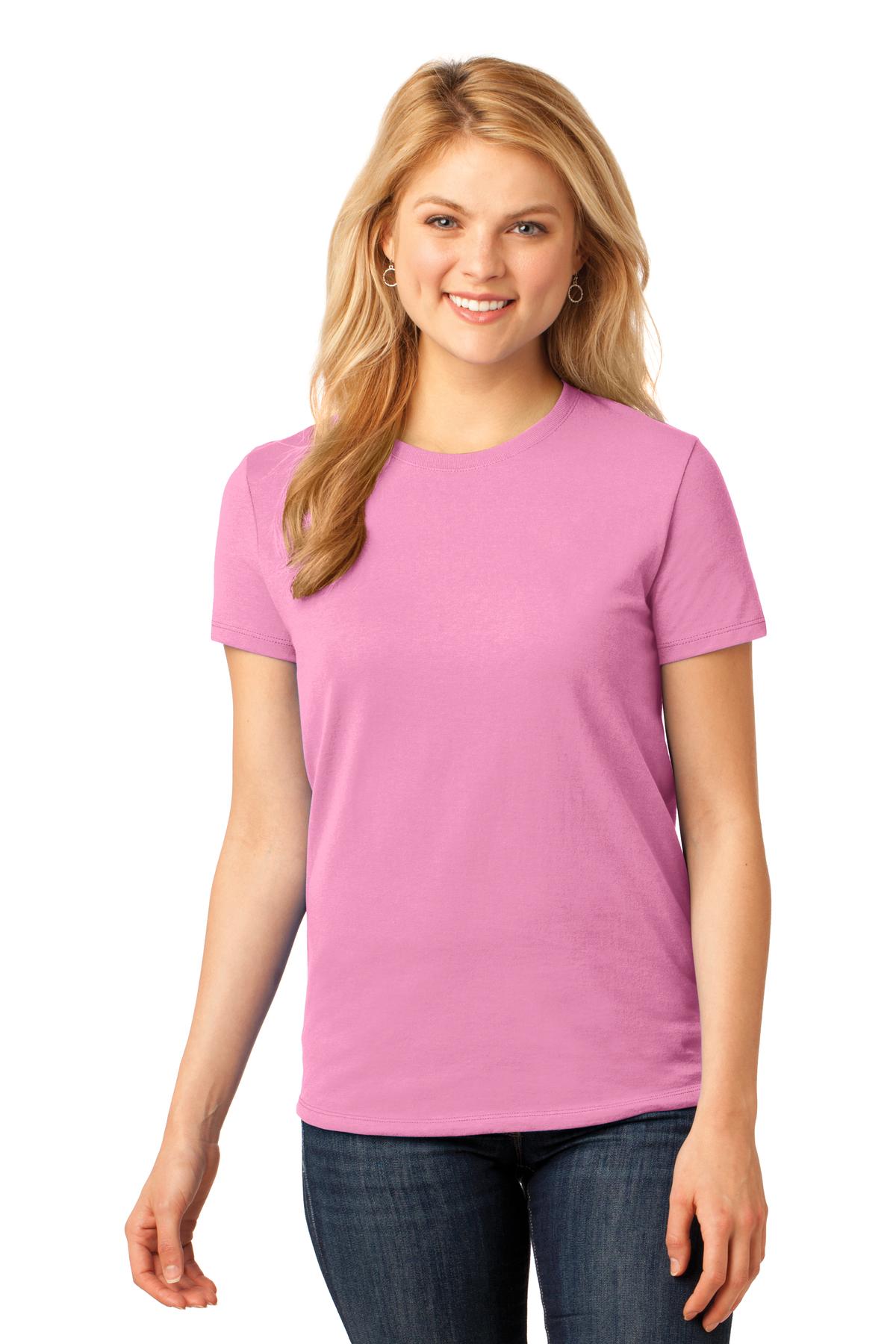 Port & Company- Port & Company® Women's Core Cotton Tee. LPC54-Medtech- 5