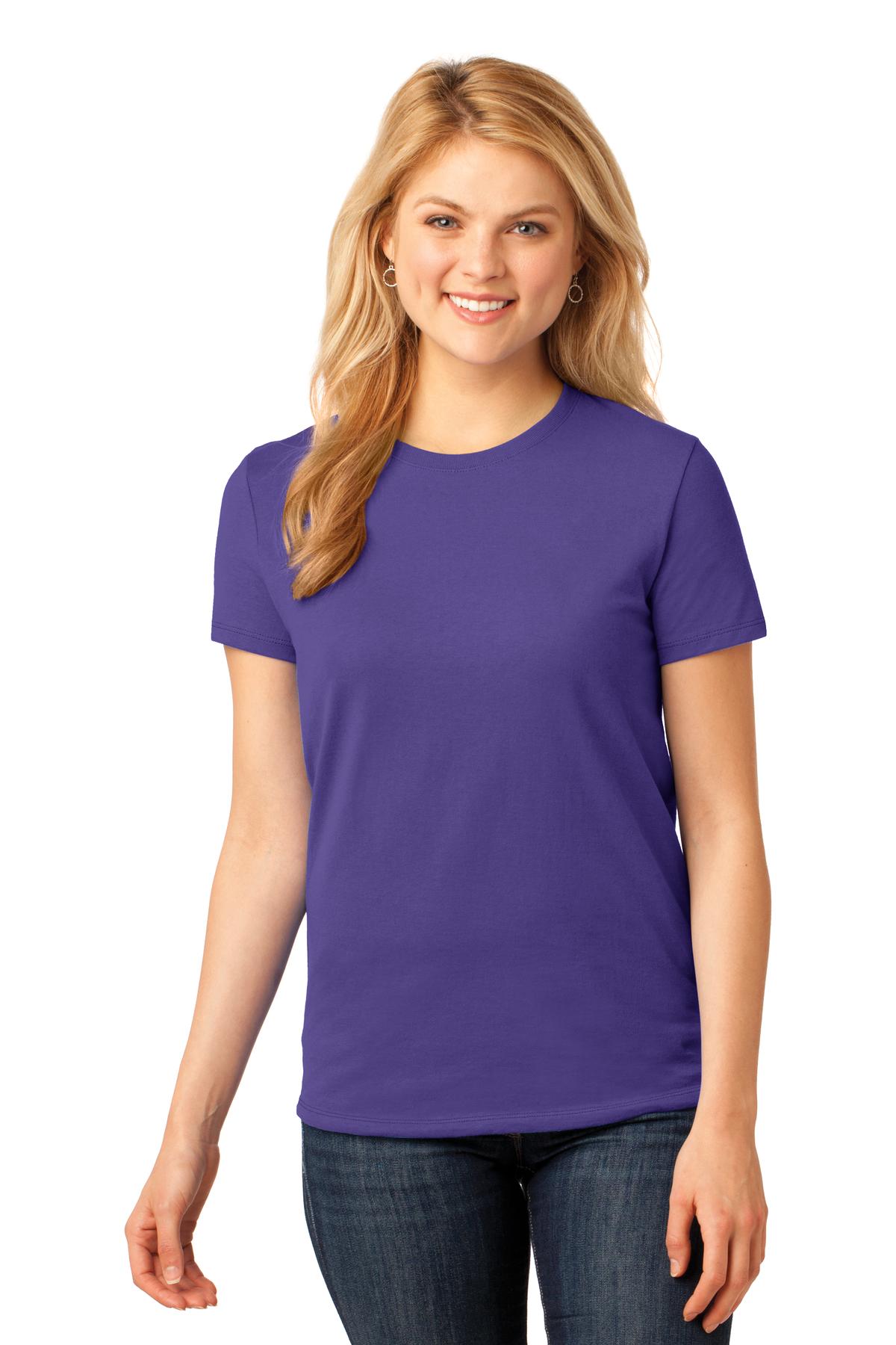 Port & Company- Port & Company® Women's Core Cotton Tee. LPC54-Medtech- 13