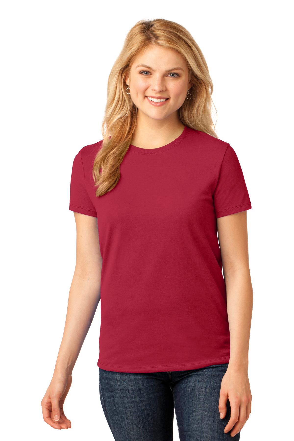 Port & Company- Port & Company® Women's Core Cotton Tee. LPC54-Medtech- 14