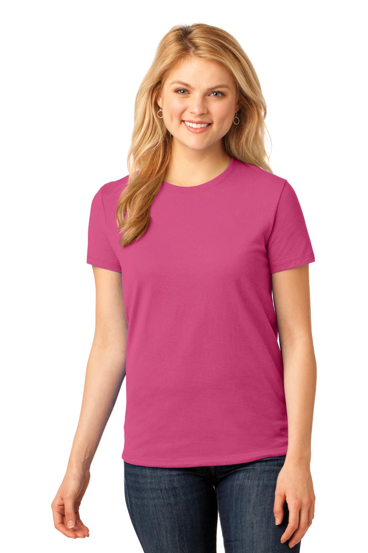 Port & Company- Port & Company® Women's Core Cotton Tee. LPC54-Medtech- 16