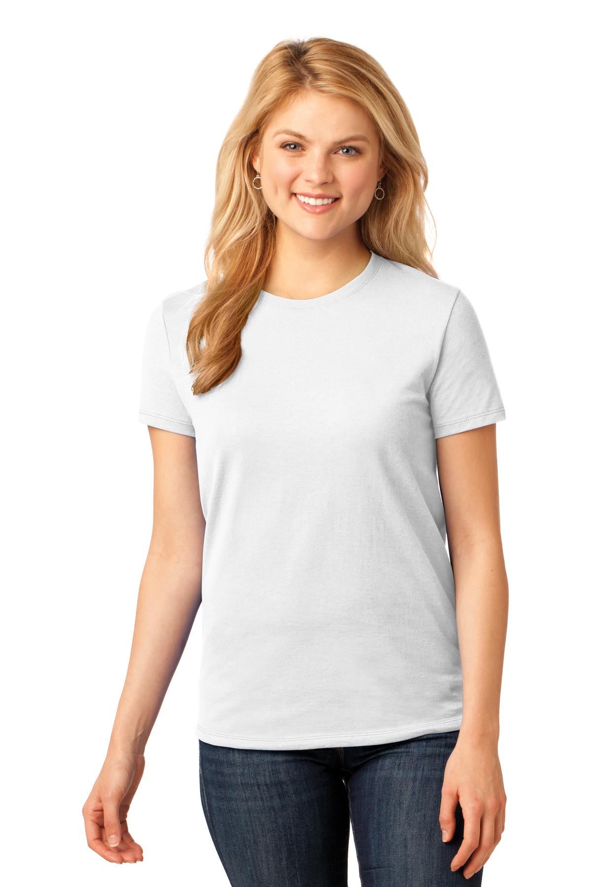 Port & Company- Port & Company® Women's Core Cotton Tee. LPC54-Medtech- 18