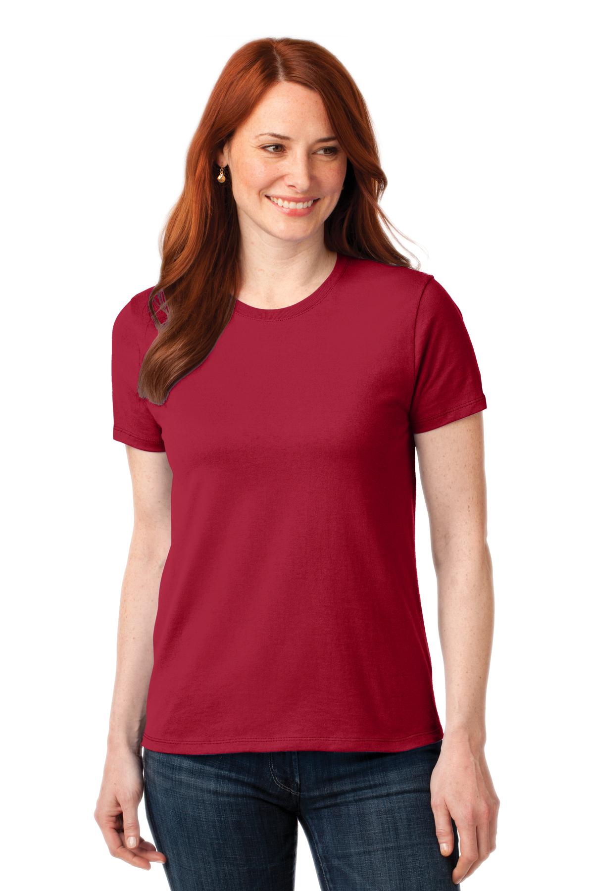 Port & Company- Port & Company® Women's Core Blend Tee. LPC55-Medtech- 5