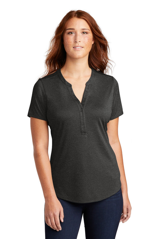 Sport-Tek- Sport-Tek® Women's Endeavor Henley. LST468-Medtech- 1