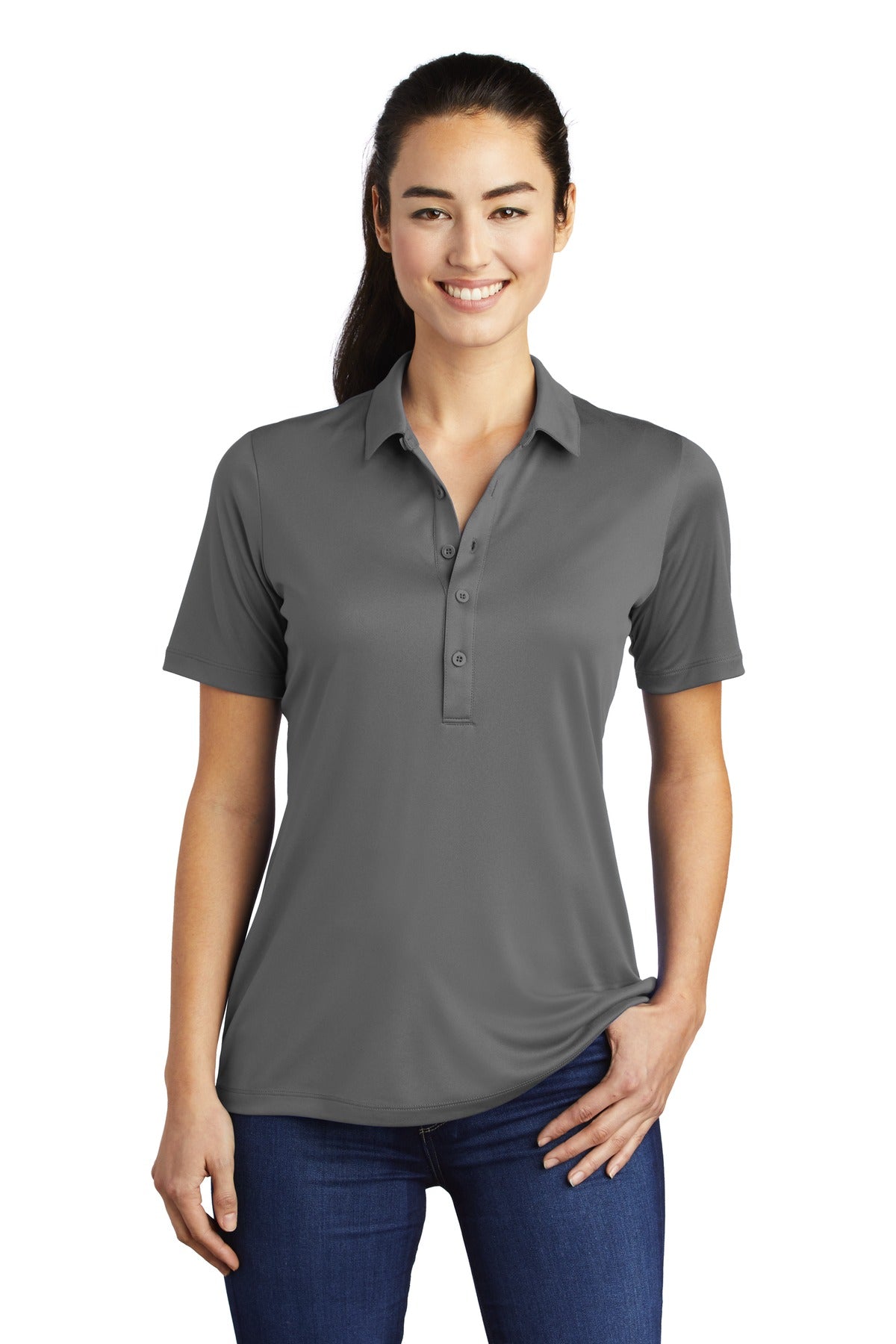 Sport-Tek- Sport-Tek® Women's Posi-UV ® Pro Polo. LST520-Medtech- 3