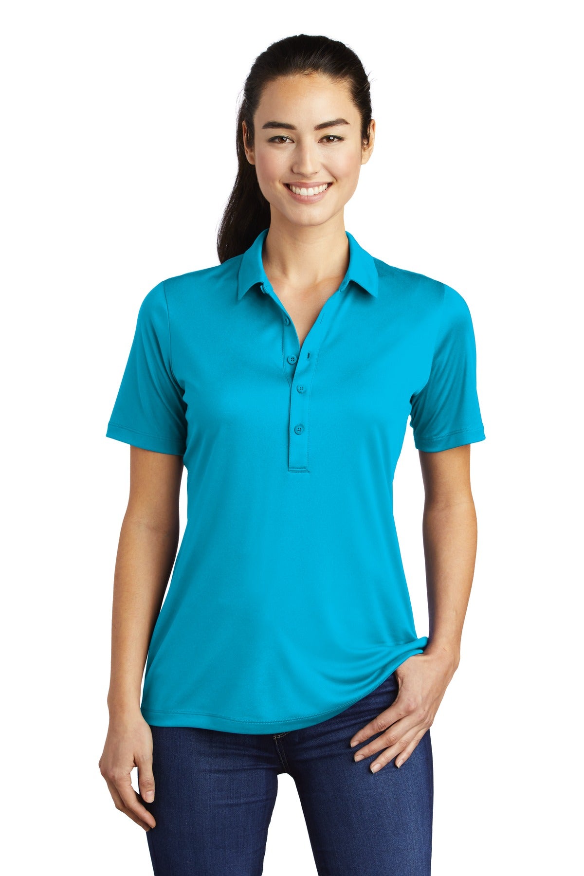 Sport-Tek- Sport-Tek® Women's Posi-UV ® Pro Polo. LST520-Medtech- 6