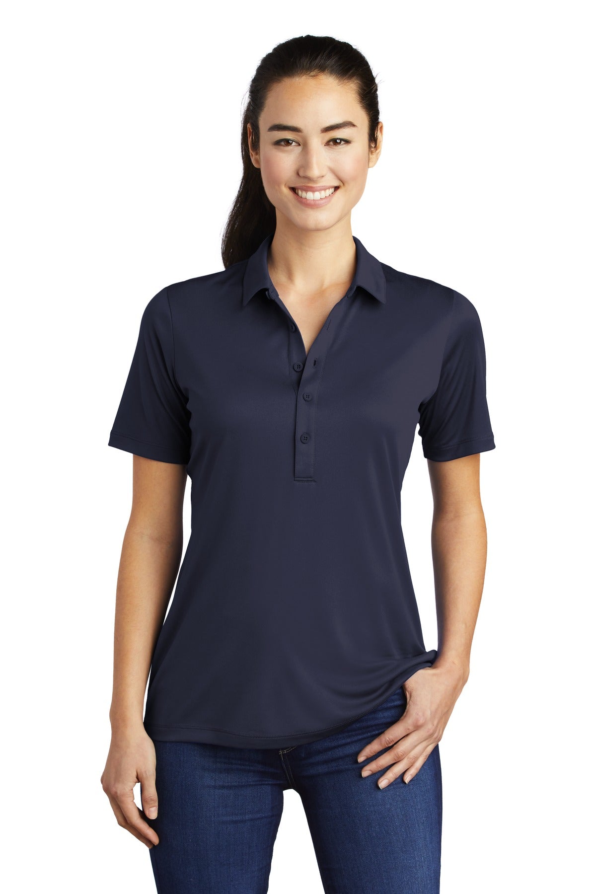 Sport-Tek- Sport-Tek® Women's Posi-UV ® Pro Polo. LST520-Medtech- 8