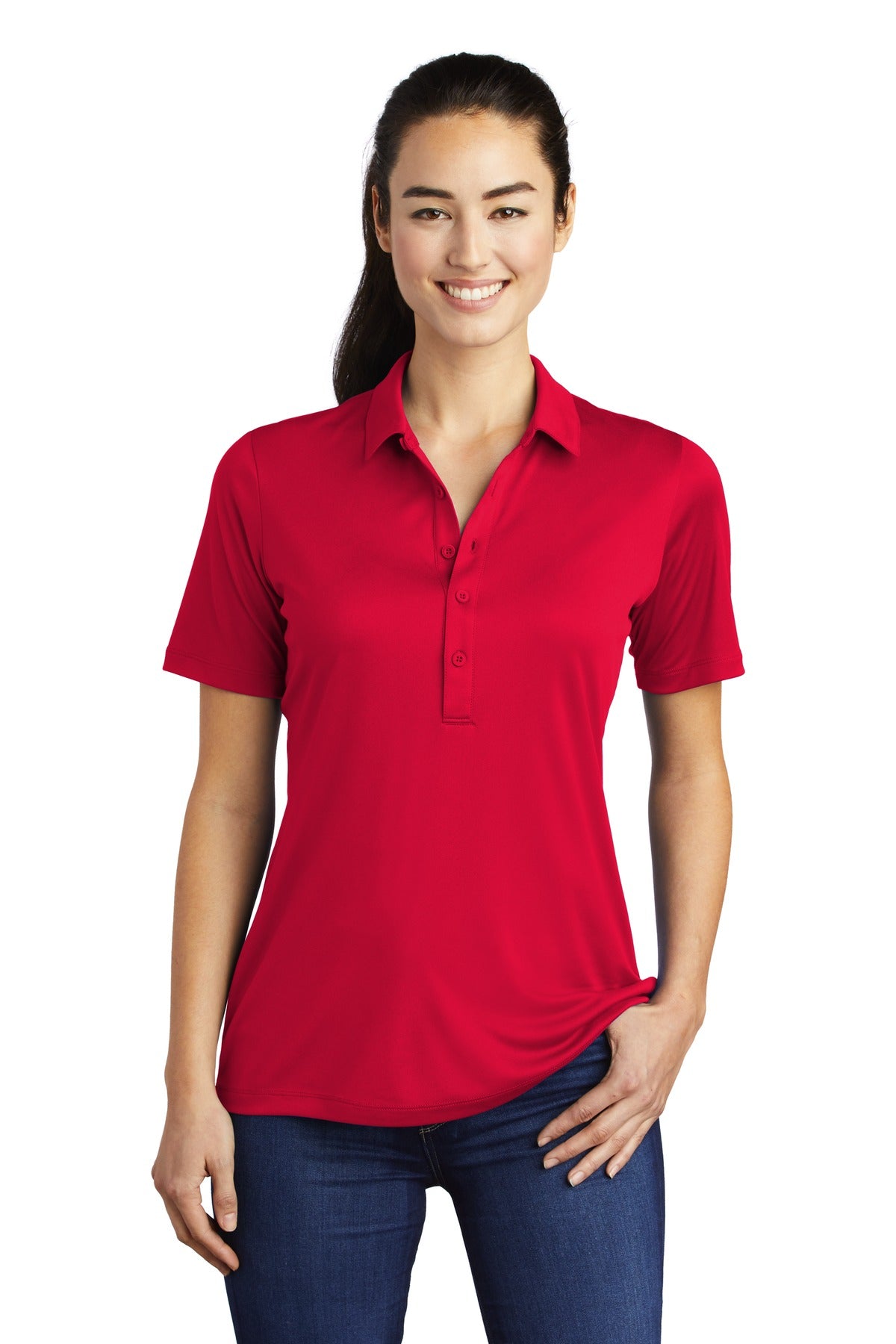 Sport-Tek- Sport-Tek® Women's Posi-UV ® Pro Polo. LST520-Medtech- 9