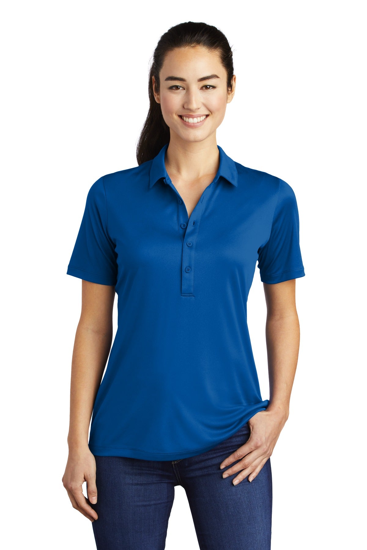 Sport-Tek- Sport-Tek® Women's Posi-UV ® Pro Polo. LST520-Medtech- 10