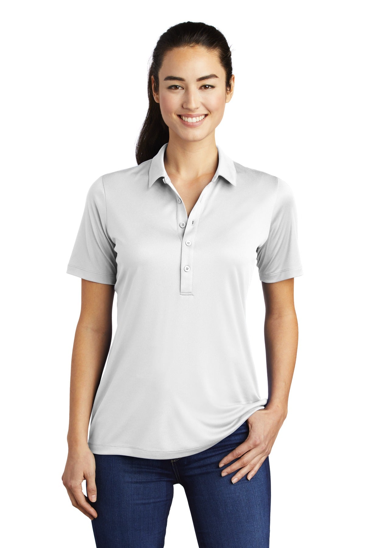 Sport-Tek- Sport-Tek® Women's Posi-UV ® Pro Polo. LST520-Medtech- 11