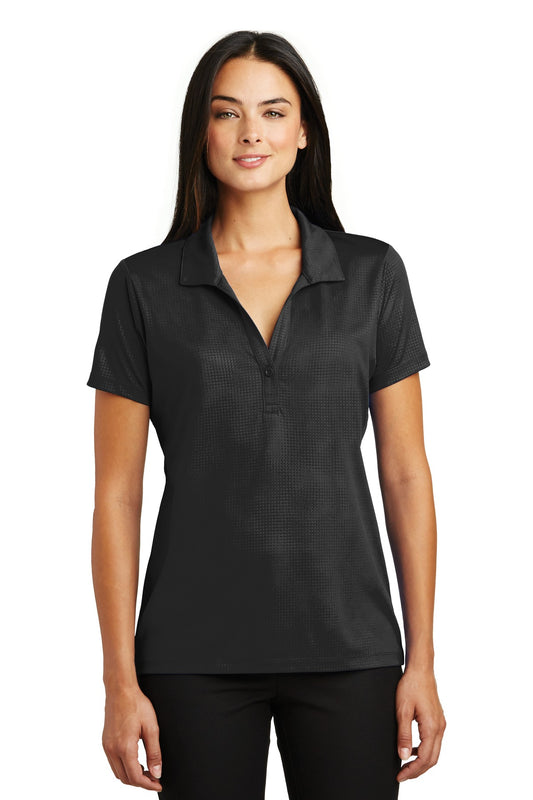 Sport-Tek- Sport-Tek® Women's Embossed PosiCharge® Tough Polo®. LST630-Medtech- 1